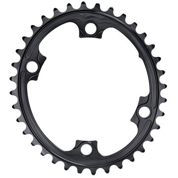 absoluteBLACK Premium Oval Road Chainring 4x110BCD 36T - Black
