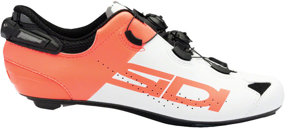 SIDI Shot 2S Pro Road Shoes - Men's White/Coral 41