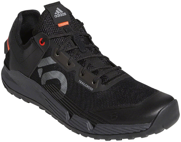 Five Ten Trailcross LT Flat Shoes - Men's Core BLK / Gray Two / Solar Red 8