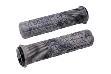 Fractal Lock-On Trail Grip - 34.5mm / Gray Swirl