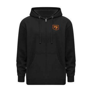 Thowback Zip-up Hoodie - Black / S