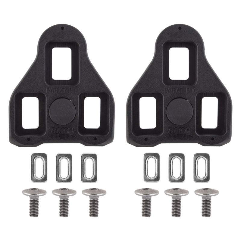 Exustar Look Delta Compatible Road Cleats Black Look Delta 0° Fixed ...