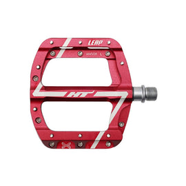 HT Components ANS08 Leap Platform Pedals Body: Aluminum Spindle: Cr-Mo 9/16'' Red Pair