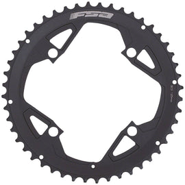 Full Speed Ahead Gossamer Pro ABS Road Chainring - 48t Outer Ring 120mm BCD 4-Bolt Aluminum N11 BLK