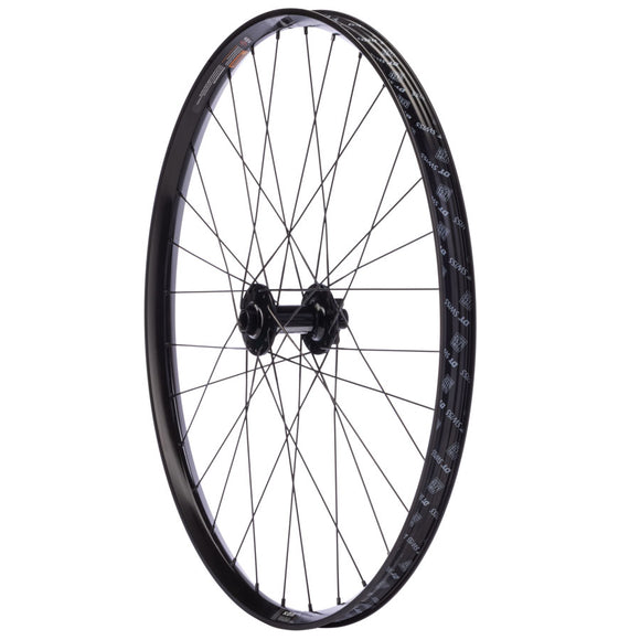 Quality Wheels DT 370 / WTB KOM Trail i30 Front Wheel - 27.5" 15 x 110mm 6-Bolt BLK 32H