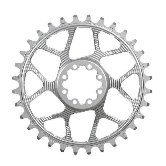 Works Components Round Chainring SRAM 8-Bolt 30T Boost 3mm Slv