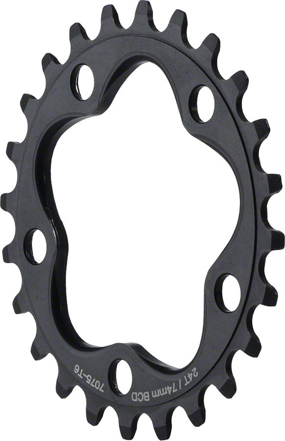 MSW Chainring - 30T 74mm BCD Inner Black