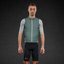 Men's Pi PRO/BLACK Wind Vest - BALSAM GREEN / XS