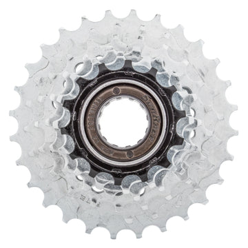 SunRace M2A 6-speed Freewheel - 14-28t Chrome/Black