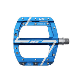 HT Components ANS08 Leap Platform Pedals Body: Aluminum Spindle: Cr-Mo 9/16'' Blue Pair