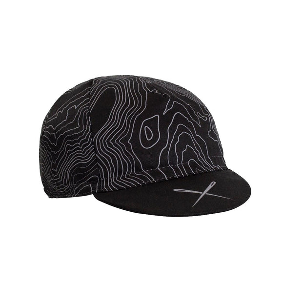 Restrap Yorkshire Contours Cycling Cap Black - One Size