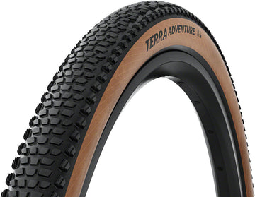 Continental Terra Adventure Tire - 700 x 45 / 29 x 1.75 Tubeless Folding BLK/Transparent Grip Trail Casing E25