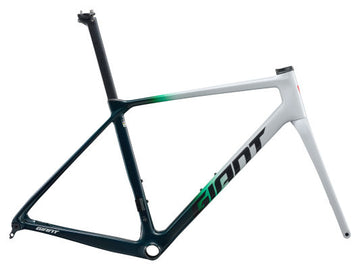 TCR Advanced Pro Frameset - XS - White / Venom Green