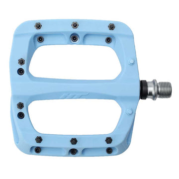 HT Components PA03A Nano P Platform Pedals Body: Nylon Spindle: Cr-Mo 9/16'' Blue Pair