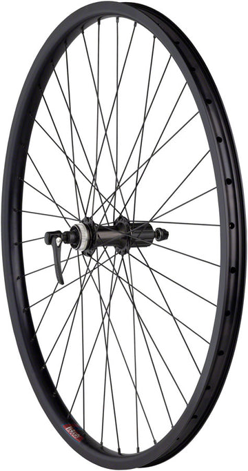 Quality Wheels Value HD Series Disc Rear Wheel - 700 QR x 135mm Center-Lock HG 10 BLK 36H