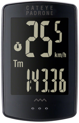CatEye Padrone Stealth WL Bike Computer - Wireless Black