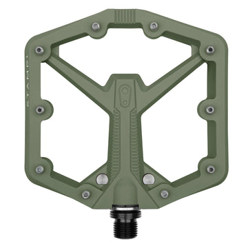 Crankbrothers Stamp 1 Gen 2 Pedals - Platform Composite 9/16" Green Large