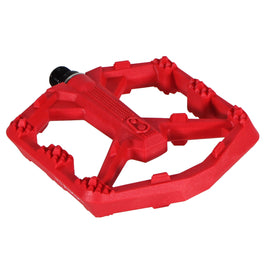Crankbrothers Stamp 0 Pedals - Platform Composite 9/16" Bright Red Small