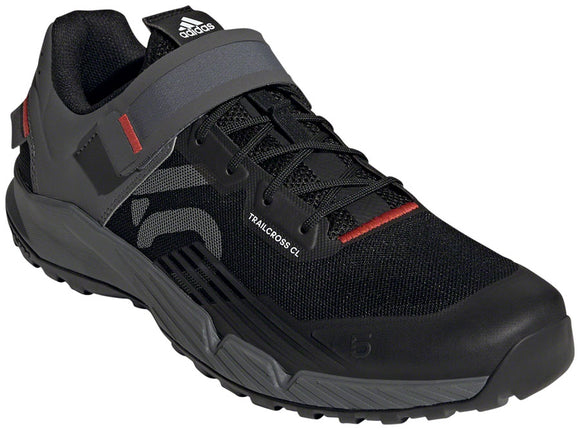 Five Ten Trailcross Mountain Clipless Shoes - Men's Core BLK/Gray Three/Red 9.5