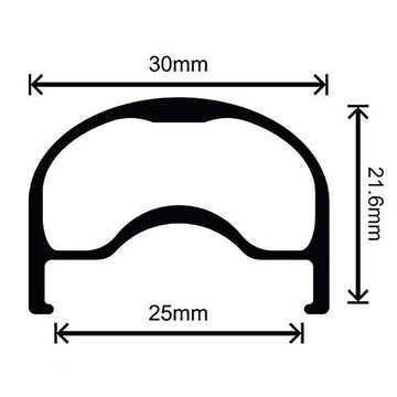 Velocity Cliffhanger 650b Non-Msw Rim 36h - Black