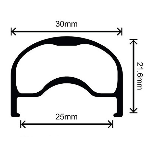 Velocity Cliffhanger 650b Non-Msw Rim 36h - Black
