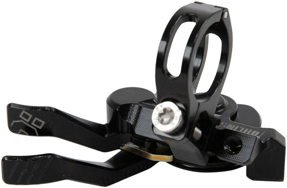 Ohlins Suspension Fork Rear Shock Remote Lever - For RXC34 Forks TXC Shocks 3-position Matchmaker Compatible BLK