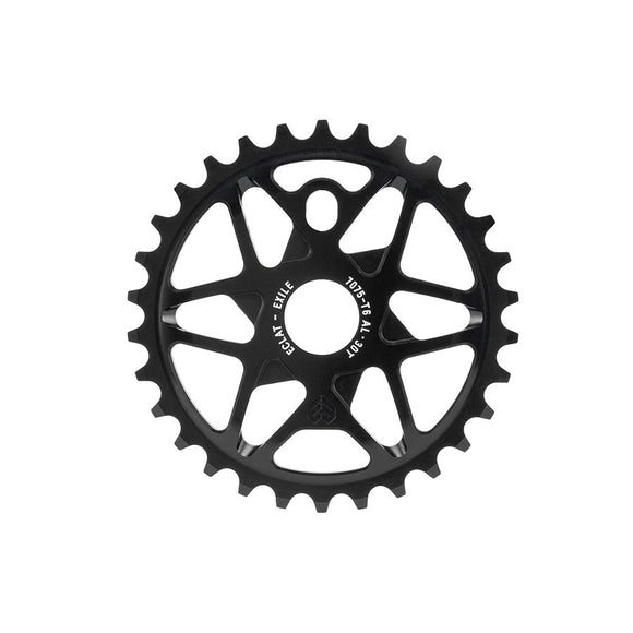 Eclat Exile Chainring Teeth: 30 7075-T6 Aluminum Black