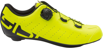 SIDI Fast 2 Road Shoes - Men's Yellow Fluo/Black 42