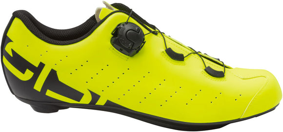 SIDI Fast 2 Road Shoes - Men's Yellow Fluo/Black 41.5