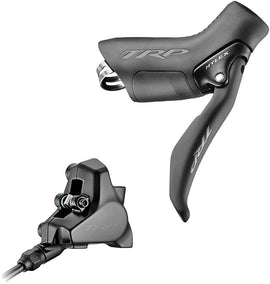 TRP Hylex Disc Brake Lever - Right Hydraulic 2-Piston 1900mm Hose Flat Mount BLK