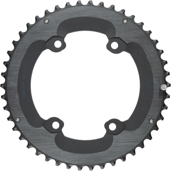 microSHIFT Sword Chainring - 46t 110 Asym BCD Outer ring 2 x 9/10-Speed BLK