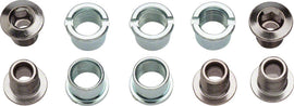 Sugino 5-Bolt Chainring Set - For 1x 6mm Chrome Plated