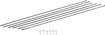 DT Swiss ARC 1100 DiCut 48 Spoke Kit: Front and Rear Black