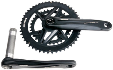 Full Speed Ahead Gossamer Pro 2x Crankset - 172.5mm 50/34t For Shimano 12-Speed HG+ DM/90 BCD MegaExo Spindle BLK