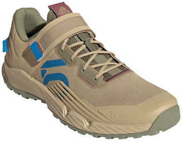 Five Ten Trailcross Mountain Clipless Shoes - Men's Beige Tone/Blue Rush/Orbit Green 11.5