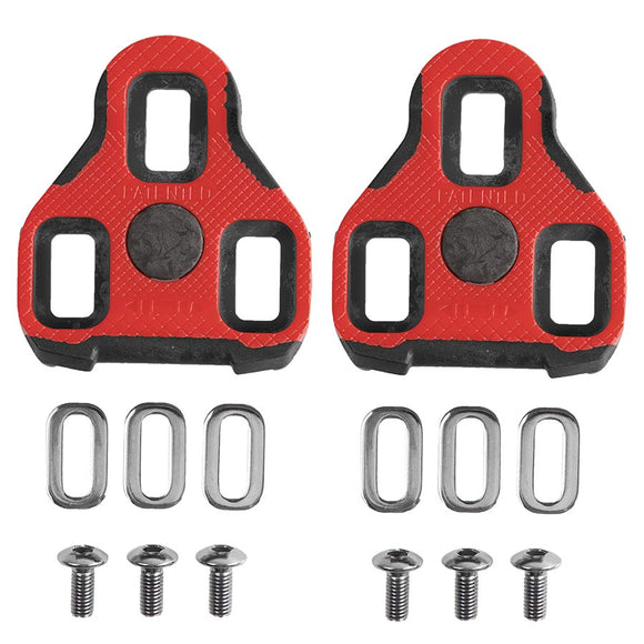 Exustar E-ARC11 Cleats Compatibility: Keo Grip Float: 7° Red