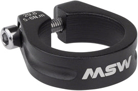 MSW Seatpost Clamp - 29.8mm Bolt-On Black