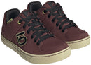 Five Ten Freerider Canvas Flat Shoes - Women's Quiet Crimson/Core Pulse Lime 8.5