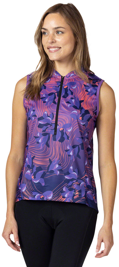 Terry Breakaway Mesh Sleeveless Jersey - Contour Medium