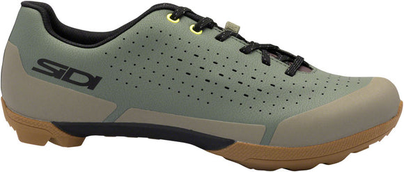 SIDI Asper Laces Gravel Shoes - Men's Military 41.5 Millennium Fit