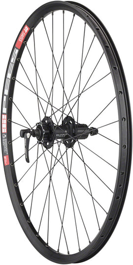 Quality Wheels Shimano FH-QB400/DT 533d Rear Wheel - 26" QR x 135mm 6-Bolt HG 10 BLK 32H