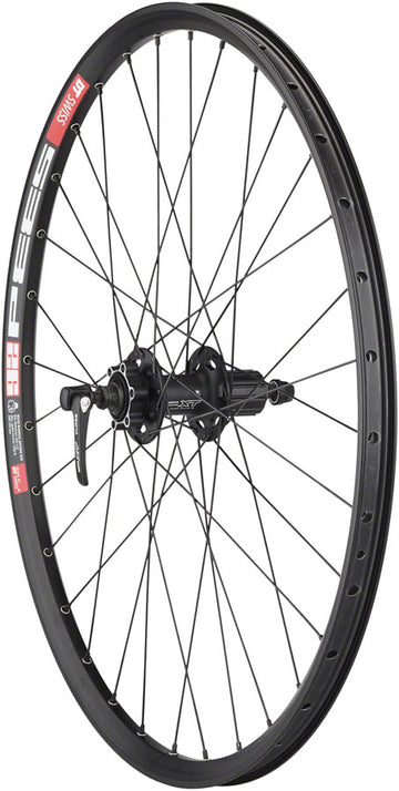 Quality Wheels Shimano FH-QB400/DT 533d Rear Wheel - 26" QR x 135mm 6-Bolt HG 10 BLK 32H