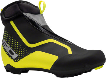 SIDI Algor Primaloft Cycling Boots - BLK/YLW Fluorescent Size 46  Millennium Fit
