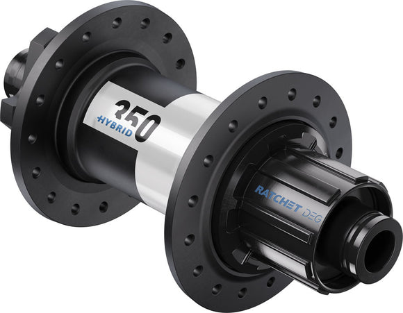 DT Swiss 350 DEG Hybrid Rear Hub - 12 x 148mm 6-Bolt HG Slim BLK/White 32H DEG 60 DF