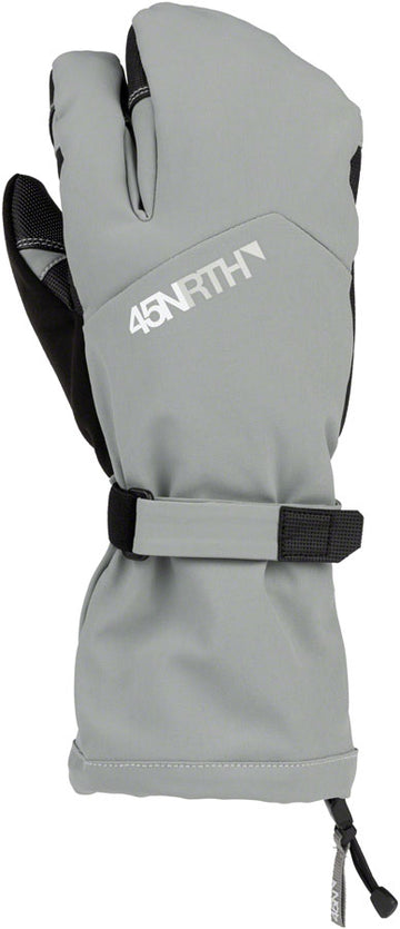 45NRTH 2024 Sturmfist 3 Gloves - Glacial Grey Lobster Style X-Large