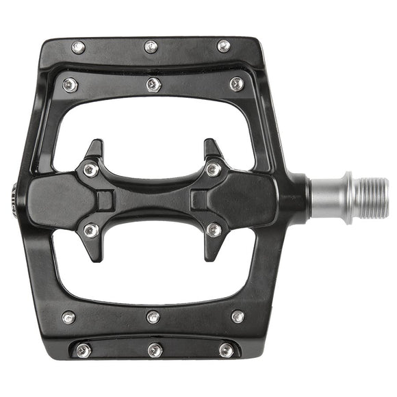 Exustar E-PM820-2 Dual Sided Pedals Body: Aluminum Spindle: Cr-Mo 9/16'' Black Pair
