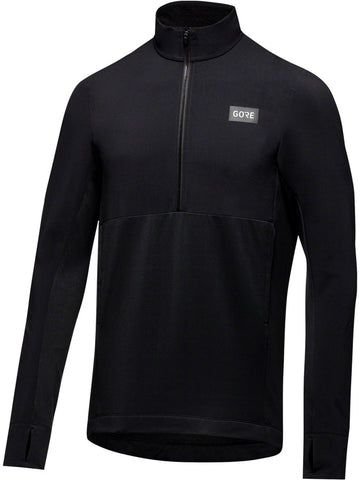 Gorewear Trail KPR Hybrid 1/2-Zip Jersey - Black Men's Small