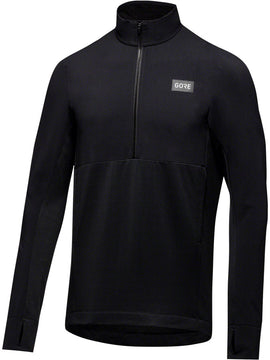 Gorewear Trail KPR Hybrid 1/2-Zip Jersey - Black Men's X-Large