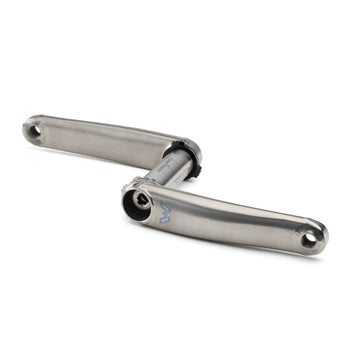 Cane Creek eeWings Mountain Titanium Crankset - 165mm 8-Bolt Direct Mount 30mm Spindle Brushed Titanium