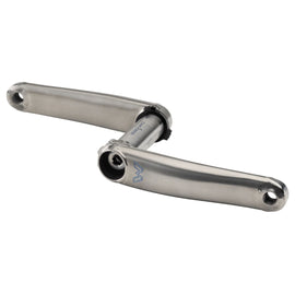 Cane Creek eeWings All-Road Titanium Crankset - 165mm 8-Bolt Direct Mount 30mm Spindle Brushed Titanium